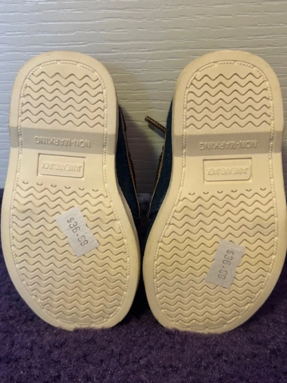 Janie and Jack boys dress boat shoes - New- Size 4